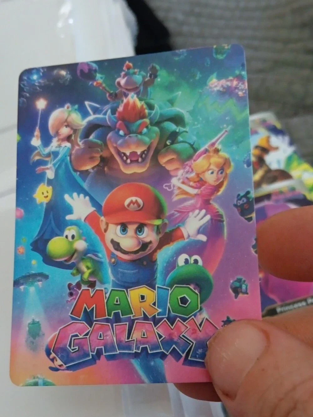Nintendo Mario Galaxy Bowser Trading Card in White Outfit